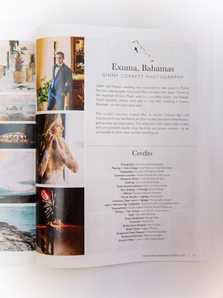 Exuma, Bahamas Destination Wedding 